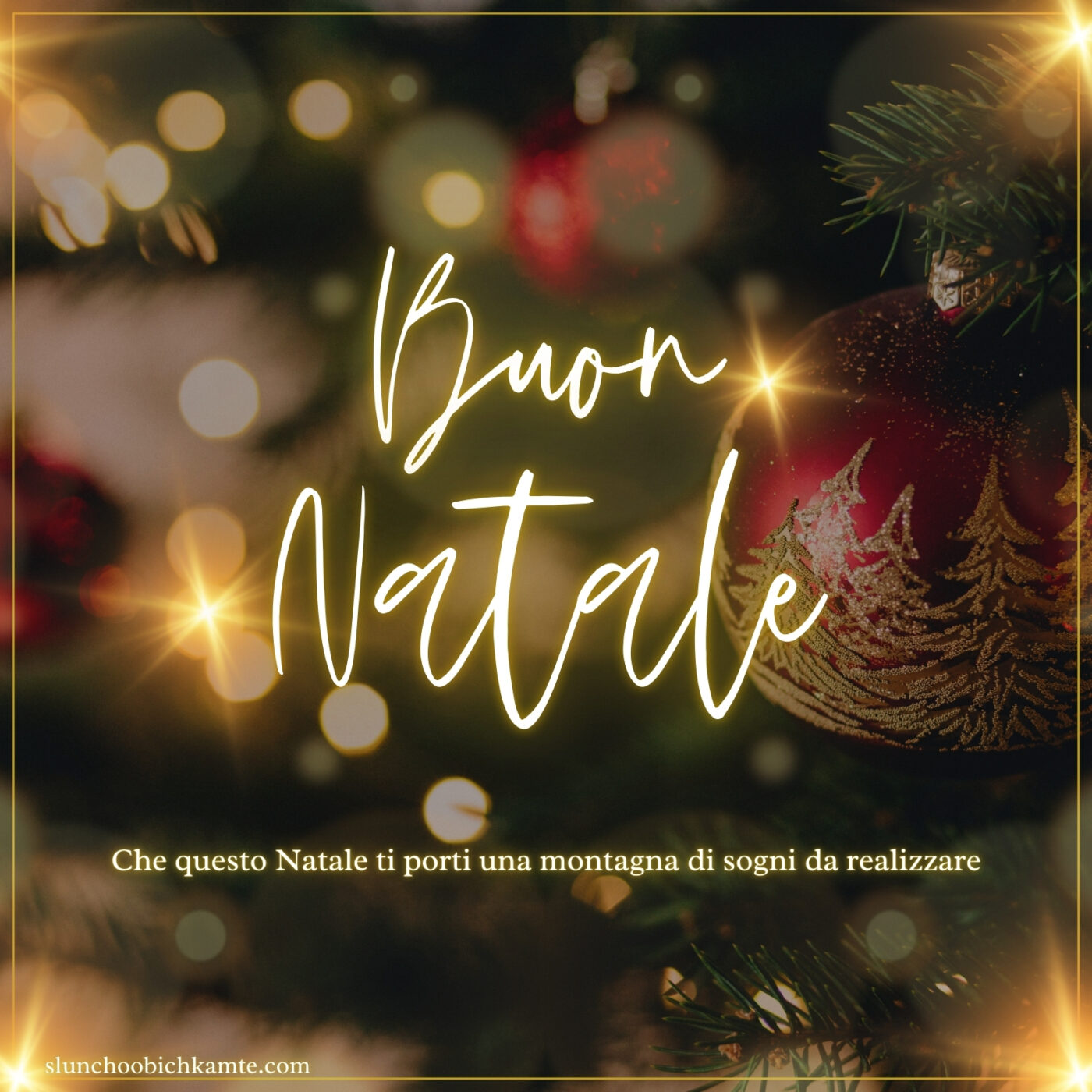 Che questo Natale ti porti una montagna di sogni da realizzare, immagini di Natale, auguri di Natale, Immagini Buon Natale, Auguri di Buon Natale, cartoline di natale, immagini natale, buone feste, sereno natale, frasi di natale, albero di natale, regali natalizi, idea regalo, slunchoobichkamte, sluncho obichkam te